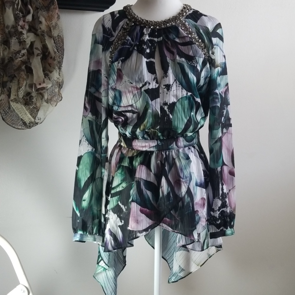 Bebe Floral Blouse